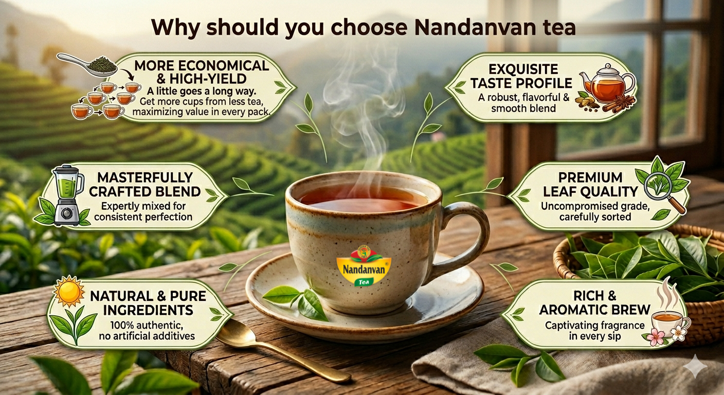 Why Choose Nandanvan Tea — 6 reasons